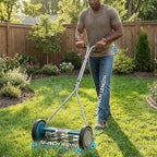 American Lawn Mower Company 2607-16 16-Inch 7-Blade Reel Push Lawn Mower, SK-2 Sharpener Included