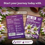 KVITER 350 Spotted Bee Balm Seeds (Monarda Punctata) - Horsemint, Aromatic Oregano Scent, Pollinator Favorite Wildflower, Non GMO Heirloom Seed - Biennial Flower Seeds in Seed Packets for Outdoors
