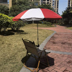 Chair Umbrella with Clamp,46 inches UPF 50+ Clip on Parasol for Patio,Beach Chairs,Strollers,Wheelchairs,Golf Carts