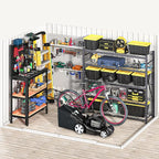 DWVO 7'x5' Large Metal Outdoor Storage Shed, Heavy Duty Tool Storage Sheds for Backyard Patio Lawn - Ideal for Bicycles, Garden Tools, and Lawn Equipment, Easy-to-Assemble, White