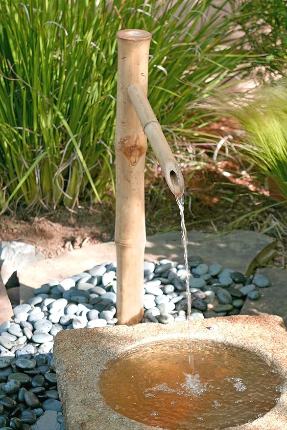 Bamboo Accents Traditional 36 inch Bamboo Fountain (Without Pump)