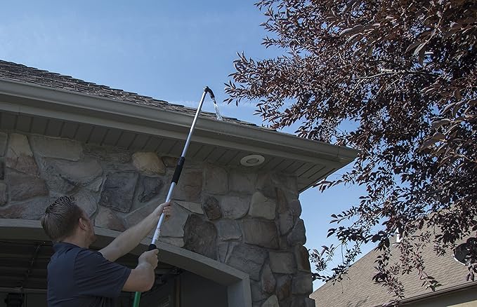 3-Pack Orbit 58543 Telescoping Gutter Cleaning Wand, Silver