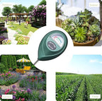 XLUX Professional Soil Moisture Meter (Since 2015) - Heavy Duty 304 Stainless Steel Probe & 100% Virgin ABS, Dual-Calibrated Soil Hygrometer for Garden, Indoor & Outdoor Plants (Upgraded Version)