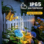 Solar Lights Outdoor Garden Decor, Solar Lanterns Watering Can Lights Gardening Gifts for Mom Women Grandma Birthday, Hanging Lights Outdoor Decoration for Yard Porch Patio Backyard
