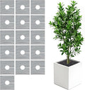 16 Pack Plant Pot Grids - 11.8 Inch Cuttable Soil Cover Protector from Cats, Animals Digging Stopper, Indoor Plant Pot Soil Guard for Outdoor Garden Balcony