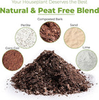 Perfect Plants Indoor Plant Soil 8qt | Perfectly Balanced Potting Mix | Gardening Substrate for All Varieties of Live houseplants (Pack of 2)