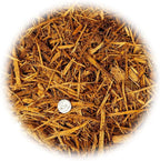 Organic Yellow Mulch by Gardenera - Enhance Soil Health and Plant Vitality - 2 QUARTS