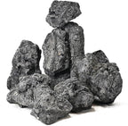 20lb Volcanic Lava Rocks Natural Stones for Fire Pit Aquarium Bonsai Substrate Succulent Planters Garden Decorative Landscaping paludarium(7-8pcs 4-9 inches)
