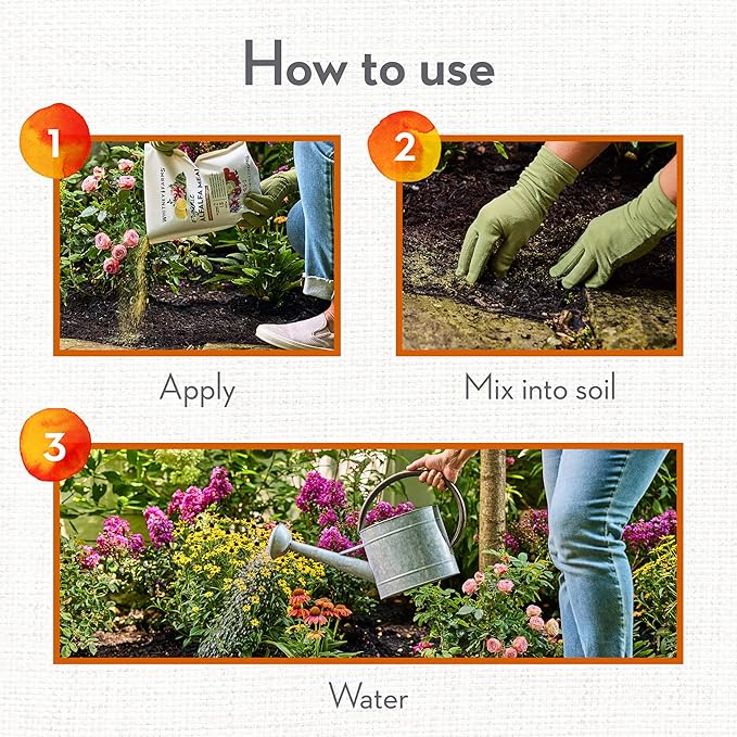 Whitney Farms Organic Alfalfa Meal 2-0.3.2 - Slow-Release Nitrogen Fertilizer and Soil Enhancer for Vegetables, Flowers, Roses, Herbs, and Shrubs, 2 lb.