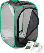 RESTCLOUD Insect and Butterfly Habitat Cage Terrarium Pop-up 23.6 Inches Tall
