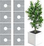 8 Pack Plant Pot Grids - 11.8 Inch Cuttable Soil Cover Protector from Cats, Animals Digging Stopper, Indoor Plant Pot Soil Guard for Outdoor Garden Balcony