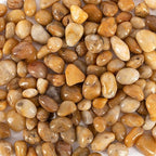 5 lbs Approx. 130 River Rocks Pebbles for Plants Natural Decorative Polished Stones for Planters Succulent Rocks Aquarium Gravel (0.8-1.6 Inches)