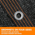 90% Shading Rate 12'x20' Black Shade Cloth,UV Resistant Durable Mesh Tarp with Grommets&Reinforced Edges, Shade Net Using for Plants Cover, Greenhouse, Dog Kennel, Patio, Chicken House