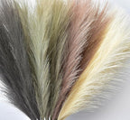 LSKYTOP Beige Pampas Grass Decor,23Inch 16pcs Faux Pampas Grass Bouquets Artificial Pampas Fake Pampas Flower for Home Living Room Bedroom Vase Decor