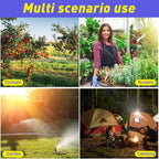 Qualirey 4 Pcs Solar Bug Zapper Waterproof Mosquito Killer Solar Light Power Repellent Lamp for Moth, Gnat, Fly, Small Flying Insect Indoor Outdoor Garden Patio, Purple & White (Plastic, Black)