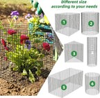 UNIFAMILY 20 Pcs Plant Protectors from Animals, 5 Packs Metal Wire Plant Cage, Garden Protector Cage from Deer, Mesh Garden Protector from Rabbits, Chicken Wire Plant Covers from Animals