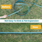 LINEX Sprinkler Soaker Hose 75 ft 2 pack for Garden Lawn Watering Hose with Stakes