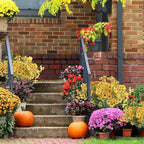 24 Yellow Bundles Artificial Flowers for Outdoors/Indoors Fake Flowers Plants for Indoor Outside Garden Porch Window Box Home Wedding Farmhouse