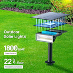 Consciot Solar Lights Outdoor, 6500K Daylight Solar Spotlights, Waterproof Landscape Lighting for Yard, Garden, Tree, Pathway, House, Patio, Outdoor Decor, 4 Pack