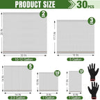 30 PCS Root Guard Gopher Proof Wire Baskets, 1, 3, 5, 10 Gallon Stainless Steel Moles Voles Proof Mesh Baskets, Underground Cages for Protecting Plant Roots, Trees, Flowers, Crops, Tubers