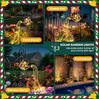 Solar Lights Outdoor Garden Decor, Large Lanterns Watering Can Lights Gardening Gifts for Mom Women Grandma Birthday, Hanging Lights Outdoor Decoration for Yard Porch Patio Backyard