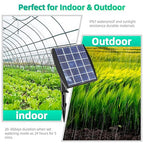Solar Powered Drip Irrigation System, OHYEAHSPIN Solar Automatic Garden Watering Outdoor Greenhouse Accessories Supported 15 Pots Plants & 6 Timer Modes