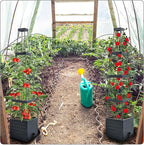 MQFORU Raised Garden Bed, 57" Tomato Planter with Trellis, Tomato Cages for Climbing Vegetables Plant, Self Watering Tomato Support Box for Garden Pots, Use for Patios Greenhouse Indoor Outdoor（1Pc）
