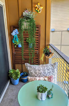 RECUTMS 10pcs Artificial Hanging Succulents Fake Hanging String of Pearls Plants Faux Greenery Wall Plant Spring Summer Indoor Outdoor Home Garden Office Wedding Graduation Party Decor(Green)