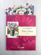 Freshcut Paper Pop Up Cards, Field of Daisies, 12 Inch Life Sized Forever Flower Bouquet 3D Popup Greeting Card, Birthday Cards, Get Well Gifts, Blank Notecard & Envelope