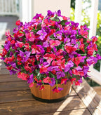 Ivydale Artificial Flowers for Outdoors Fake Bougainvillea Spring Summer Outside Decor, 4 Bundles UV Resistant Faux Flowers for Outdoor Planters Realistic Silk Plants Patio Porch Window Garden Home