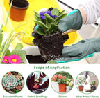TDHDIKE 4" Small Plastic Plant Pots with 200 Red Seed Starting Pots for Indoor and Outdoor Planting