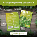 KVITER 1000 Lambs Quarters Seeds (Chenopodium Album) - Goosefoot, Wild Spinach, Edible Leaves, Heirloom Herbs Seed, Non GMO - Annual Herb Seeds in Seed Packets for Outdoor Gardens or Raised Beds