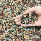 FANTIAN 10 lbs Succulent Cactus Soil Potting Mix,5-8 mm Pebbles Mix Horticultural Lava Rock
