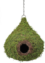 SuperMoss (56010) Raindrop Birdhouse with Chain, 10 by 13-Inch, Fresh Green