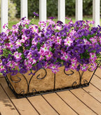 Artificial Flowers for Outdoors Fake Plants Outside Decoration, 20 Bundles Silk Petunia with Eucalyptus UV Resistant Realistic Faux Flowers for Outdoor Planters Garden Balcony Yard Porch Patio, Mix