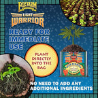 FoxFarm Light Warrior Seed Starter Growing Medium, 1cu ft (Pack of 4) - Beneficial for Seed Germination and Root Development, Indoor/Outdoor Cultivation - Ideal Nutrition for Plant Seedlings