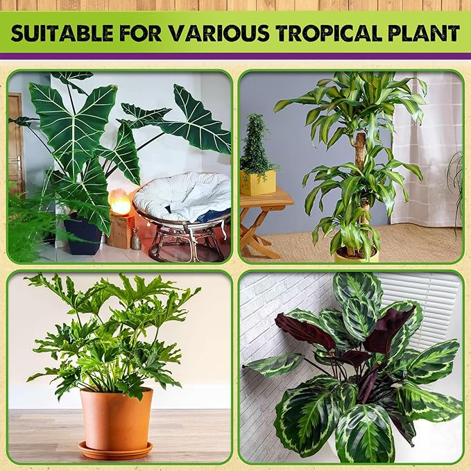 DUSPRO Recycle Tropical Potting Mix Pre-Mixed 5in1 with Pine Bark, Coco Coir, Perlite, Worm Casting & Pumice Ideal Aroid Mix Soil for Monstera, Pothos, Philodendron, Other Indoor HousePlants 4QRT