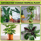 DUSPRO Recycle Tropical Potting Mix Pre-Mixed 5in1 with Pine Bark, Coco Coir, Perlite, Worm Casting & Pumice Ideal Aroid Mix Soil for Monstera, Pothos, Philodendron, Other Indoor HousePlants 16QRT