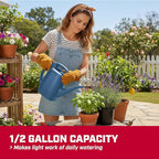 Chapin 48006 Watering Can, Garden, Indoor and Outdoor Plants, Recycled Plastic, Made in USA, 0.5 Gallon, Blue