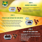 MODELLOR 4 Bricks (5 lb) Premium Super Washed Coco Coir, Yields 9 gallons, Seed Starter, Organic, pH Balanced, Gardening, Indoor, Outdoor use.