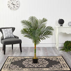 Nearly Natural 4ft. Golden Cane Artificial Palm Tree