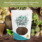 Professional Succulent Soil Mix Ready to Use Extra Large 8.2 Quarts, Premium Potting Soil for Succulents and Cactus, Fast Draining Blend Canadian Peat Coarse Sand Pinebark Indoor Made in USA