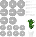 8PCS 15.7 Inch Plant Pot Grids and 8PCS 11.8 Inch Plant Pot Grids Includes 48 Ground Stakes, Plant Pot Soil Cover Protectors from Animals