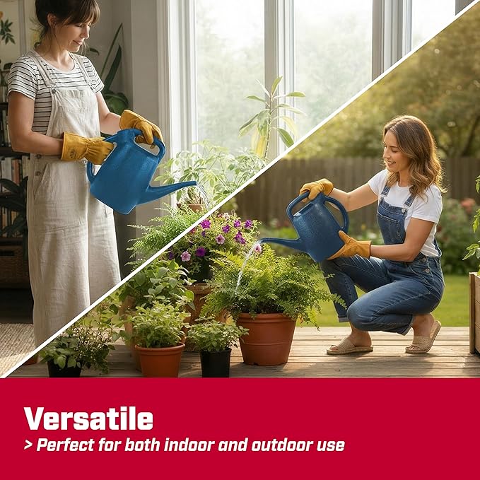 Chapin 48006 Watering Can, Garden, Indoor and Outdoor Plants, Recycled Plastic, Made in USA, 0.5 Gallon, Blue