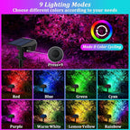 Sucolite 8-Pack Solar Spot Lights Outdoor Waterproof IP65, 3 Lighting Modes 2-in-1 Solar Landscape Spotlights for Yard, 59 LED Solar Powered Wall Lights for Garden Pathway Driveway Walkway, Multicolor