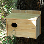 Wooden Bird Houses for Outside Birdhouses Nest Bluebird House for Cardinals Finch Wren Swallow for Garden Viewing 1C