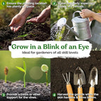 KVITER 10 Dipper Gourd Seeds (Lagenaria Siceraria) – Long Handle Dipper Gourd, Heirloom Seeds Non GMO Organic – Perfect Gourds for Crafts – Great for Outdoor Vegetable Garden, Containers & Trellises