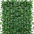 180 Feet 24 Pack Fake Greenery Hanging Garland, Artificial Ivy Leaf Plants, Vine Leaves, Flowers Foliage for Bedroom Garden Wall Decor