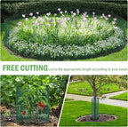 40Ft x 16In Plant Protectors from Animals, Plant Cages for Outdoor Plants, Free-Cut Wire Plant Protector, Plant Cover Chicken Wire Fencing with Ground Stakes & Ties to Keeping Bunny Animals Out