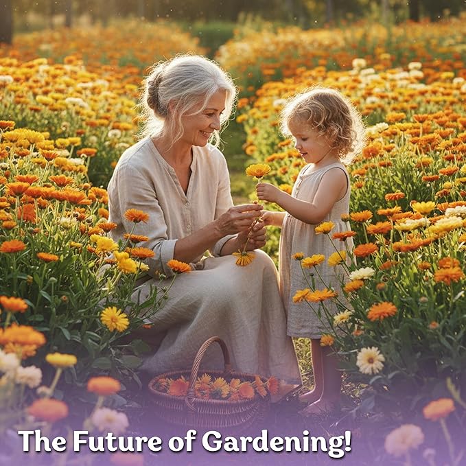 KVITER 150 Mix Pacific Beauty Calendula Seeds (Calendula Officinalis) - Pot Marigold, Heirloom and Non GMO - Annual Flower Seeds in Seed Packets for Outdoor and Indoor Garden, Containers, Cut Flowers